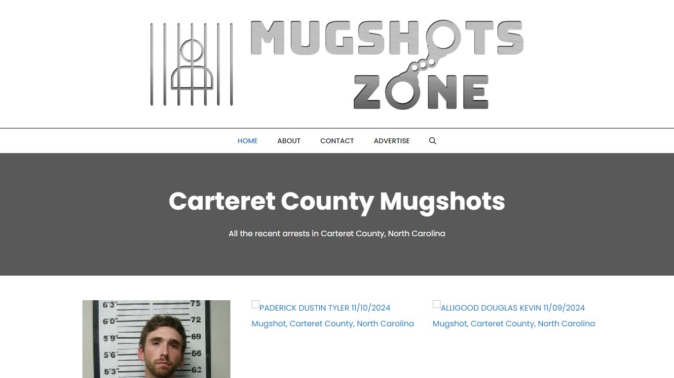 Carteret County Mugshots Zone